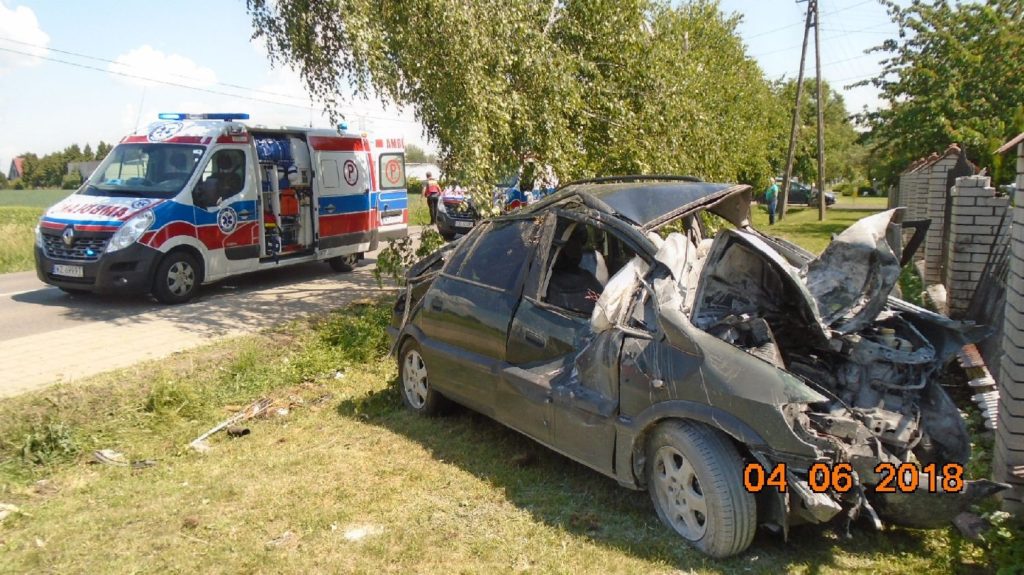 Wypadek drogowy Straż Miejska w Ożarowie Mazowieckim